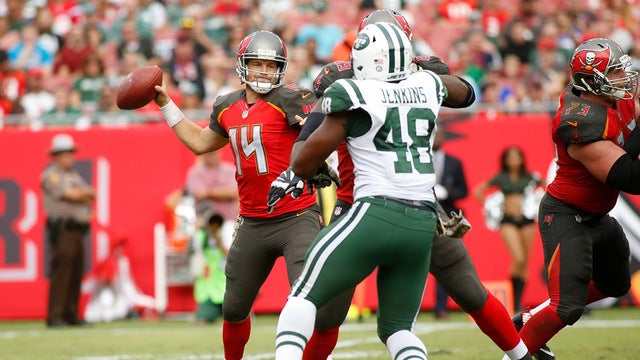 Fitzpatrick helps Bucs beat Jets 15-10, end 5-game skid