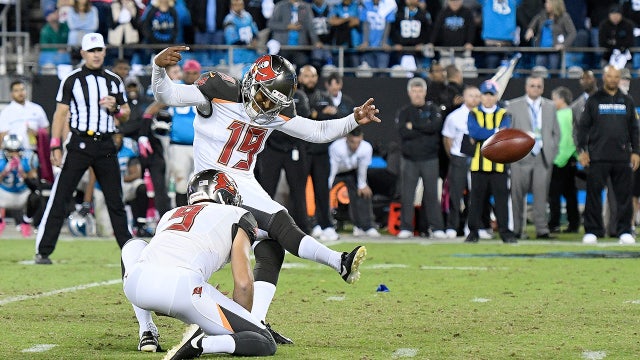 Bucs beat Panthers 17-14 on last-second field goal by Aguayo