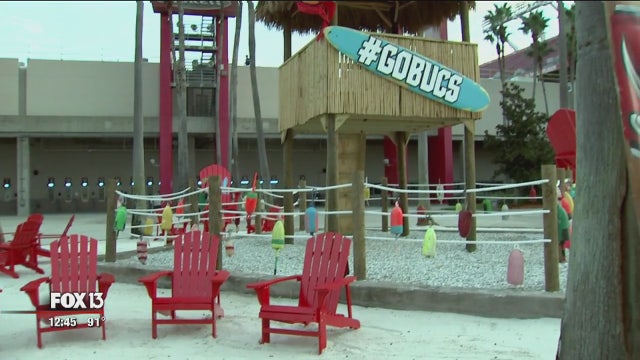'Bucs Beach' opens at Raymond James Stadium