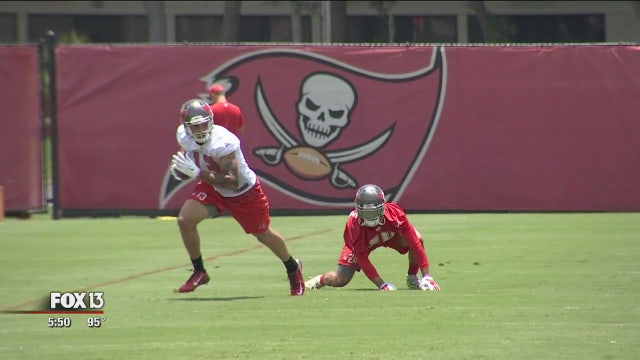Bucs bypass usual media parade at Training Camp