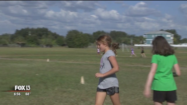 Running club helps young girls stay positive