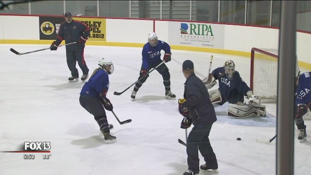 Ladies skate into Bay Area, ready to go for gold