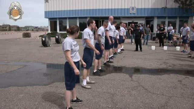 WATCH: Denver police recruits get peppersprayed