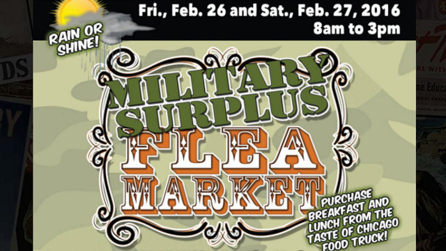 Charley visits Military Surplus Flea Market