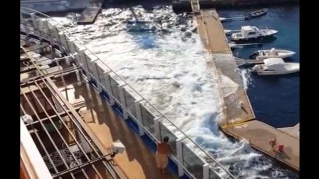 Cruise ship barely misses marina, but 'mini-tsunami' causes millions in damage