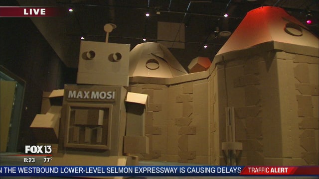 Cardboard Space Adventures invades MOSI