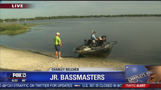 Charley visits Lakeland Junior Bassmasters