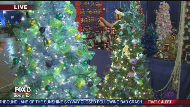 Charley at the 32nd Annual Festival of Trees