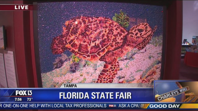 Charley at the Florida State Fair opening day
