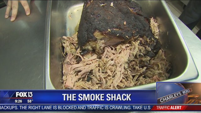 Charley gets a taste of The Smoke Shack