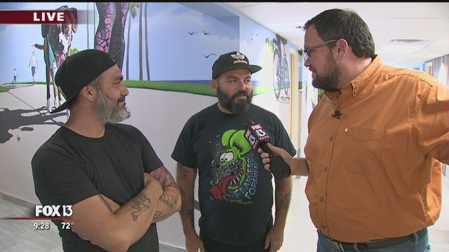 Charley visits the new SPCA Veterinary Center in St. Pete