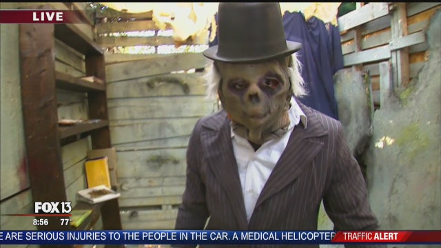 Charley explores Sir Henry's Haunted Trail in Plant City