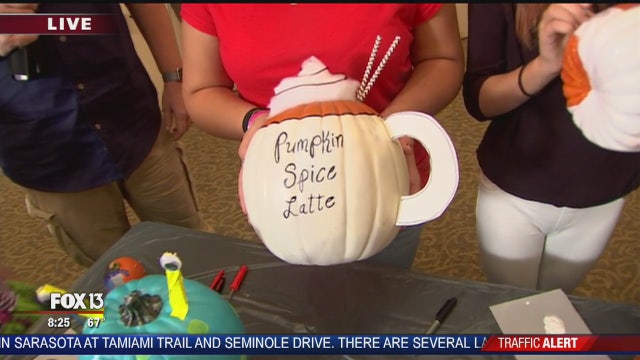 Charley gets crafty with Miss Anita for Halloween