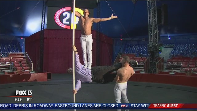 Charley joins Circus Sarasota's new show SYNERGY