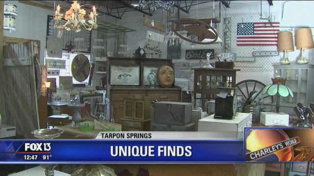 Charley looks for some "Unique Finds"