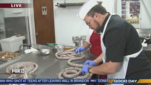 Fried bacon steals the show