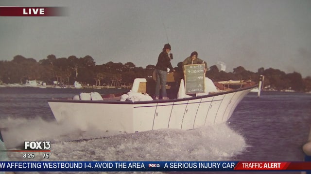 Charley tours Stamas Yacht Manufacturing