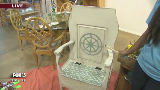 Charley visits Habitat for Humanity ReStore