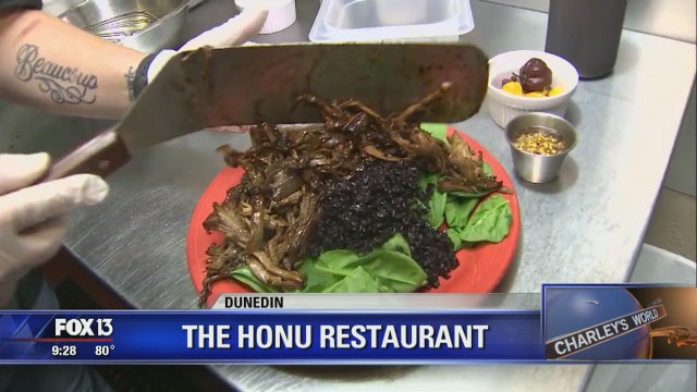 Charley gets a taste of Hawaii at The HONU