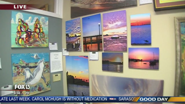 Charley visits the Veterans Art Center in St. Pete