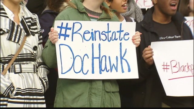 Christian college professor wearing headscarf put on leave