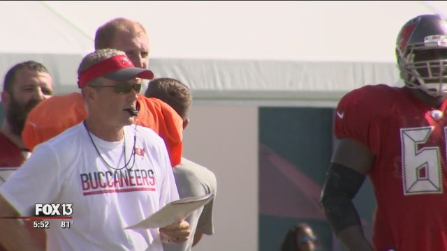 Competition heats up at Bucs training camp
