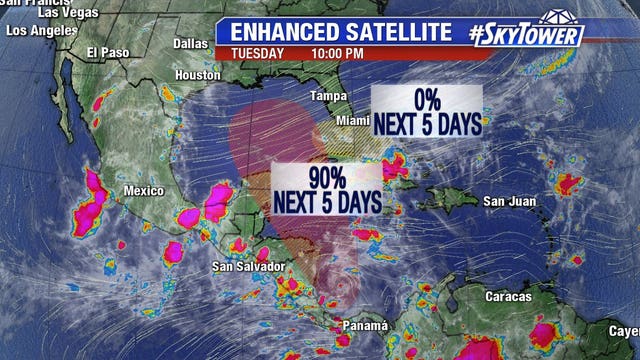 Watching for Nate to form in the Caribbean, possibly Gulf by Saturday
