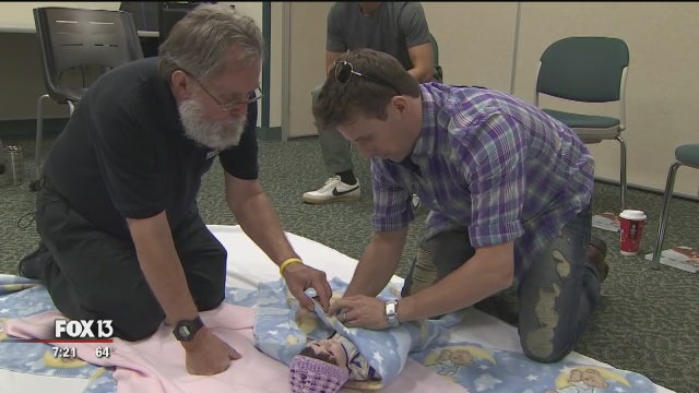 Daddy Boot Camp helps dads prepare for baby