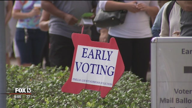 Early voting begins today in some counties