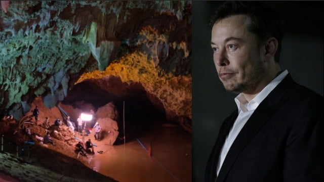 Elon Musk offers help for soccer team trapped in Thailand cave