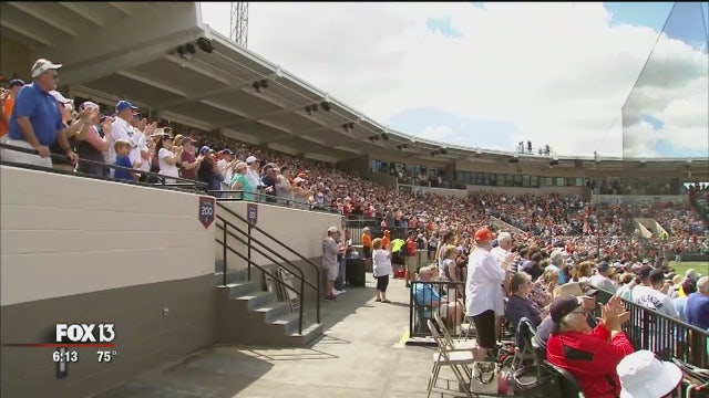 Detroit Tigers open spring training with new facility