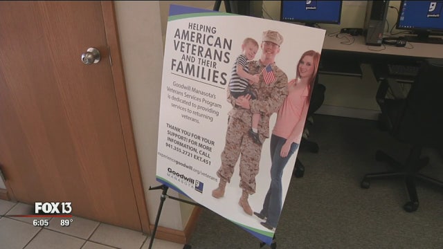 Veterans get support from Goodwill Manasota