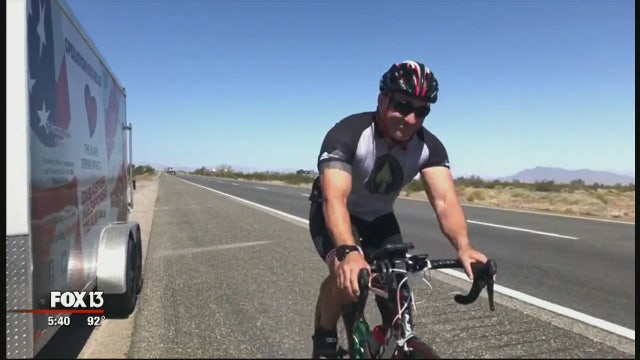 Wounded warrior's 'Breaking Bread Tour' now halfway to Tampa