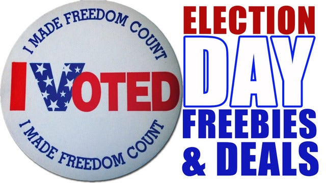 Election Day freebies and deals