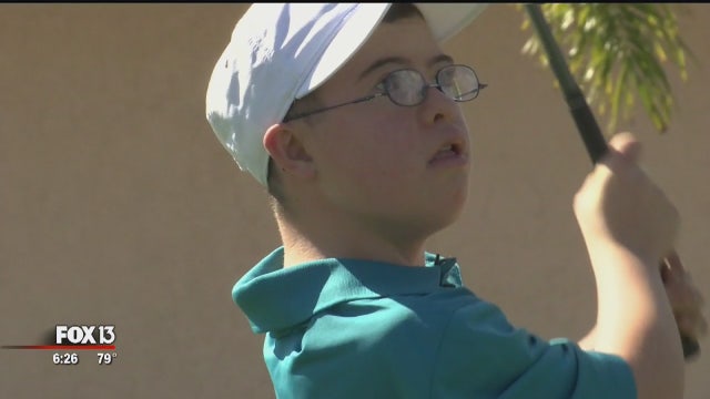 Bradenton father-son golf team competes in Special Olympics