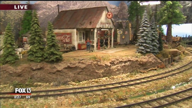 Trains and dioramas at the Suncoast Center for Fine Scale Modeling