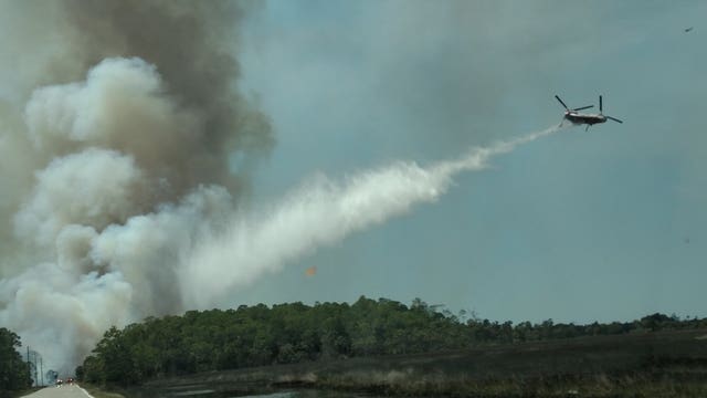 Hernando Beach fire doubles in size to 650-acres