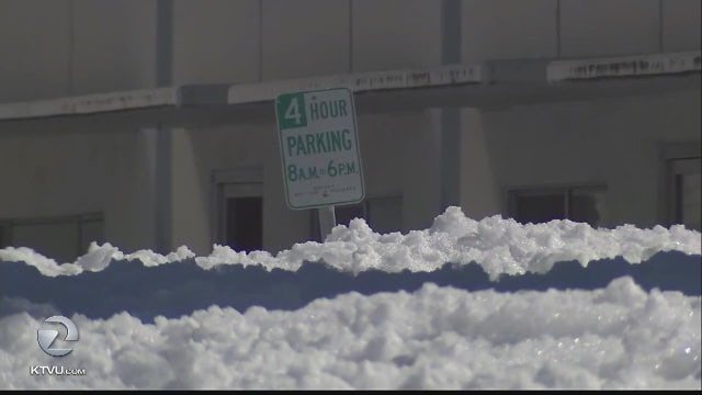 Foam blob fills Santa Clara street