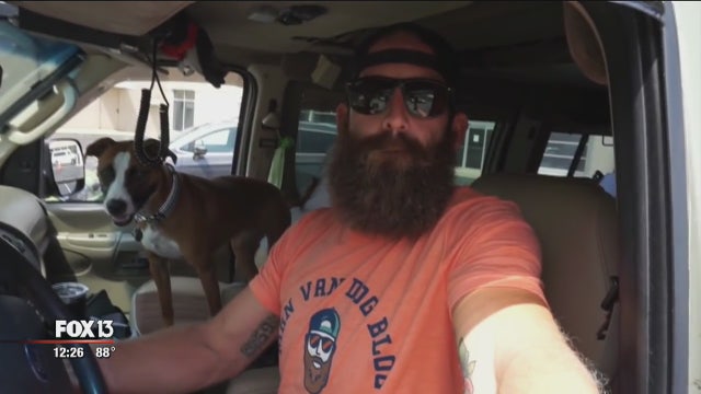 From football to freedom, former NFL player trades in cleats for road trip