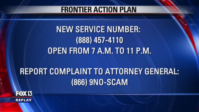 Plans to help Frontier customers rolled out