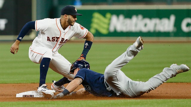 Back to back to back: 3 straight HRs propel Astros to win over Rays