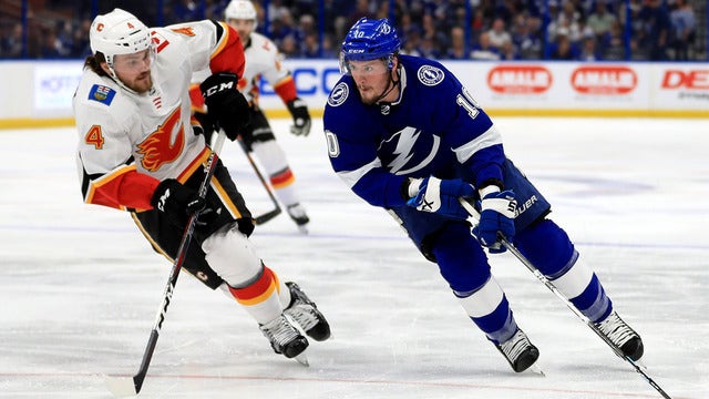 Kucherov, Point pace Lightning to 6-3 win over Flames