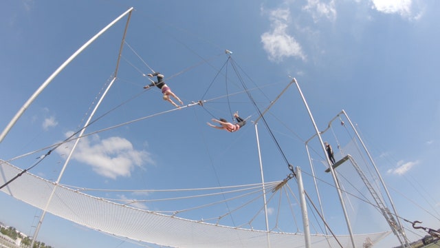 Reach new heights through flying trapeze lessons at Circus Sarasota