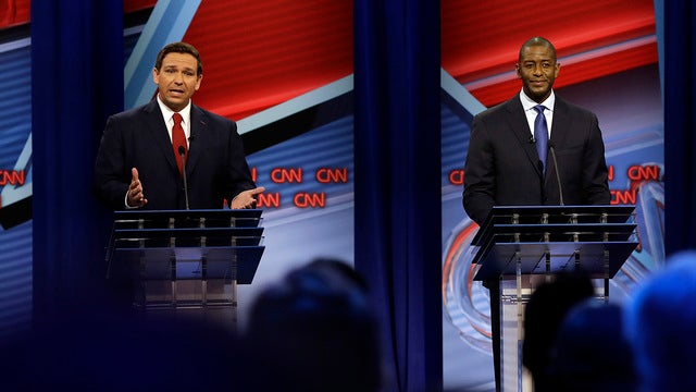 Gillum, DeSantis bash each other in first debate