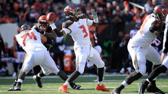Bengals pick off Winston 4 times for 37-34 win over Bucs