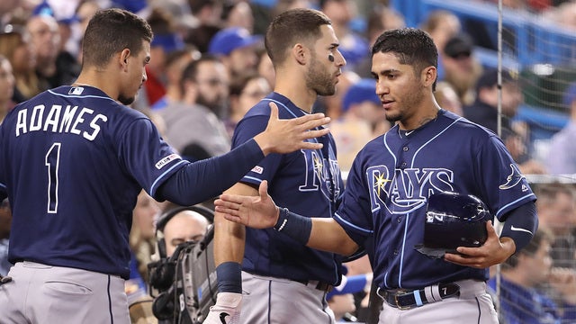 Heredia homers as Rays top Jays 8-4, win 5th straight series