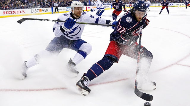 Blue Jackets move to the brink of sweeping Lightning