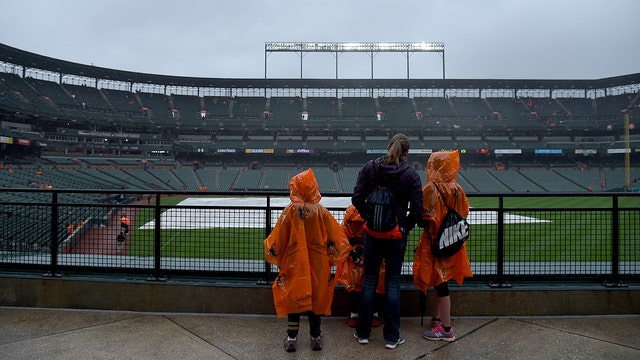 Rays-Orioles postponed by rain, will be made up July 13