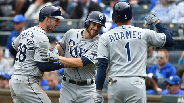 Rays rally, beating Royals 3-1 for 4-game split