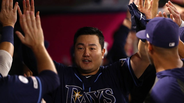D'Arnaud's 3-run double sends streaking Rays past Angels 3-1